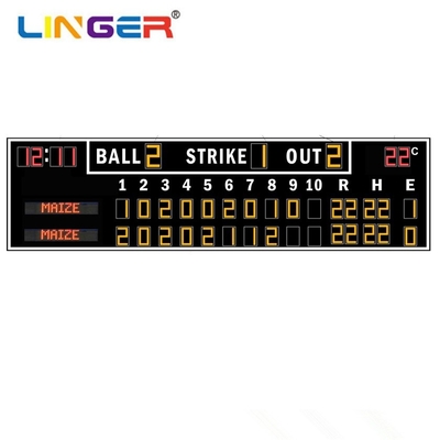 لوحة درجات لعبة البيسبول ذات الدقة العالية مع معدل تحديث عالي